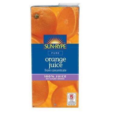 Sun Rype Orange Juice - BOX 12 x 900ml - cs