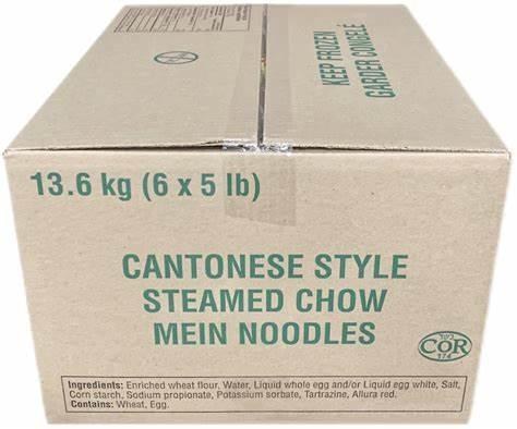 Wings Steamed Cantonese Noodles 6 x 5lb - cs