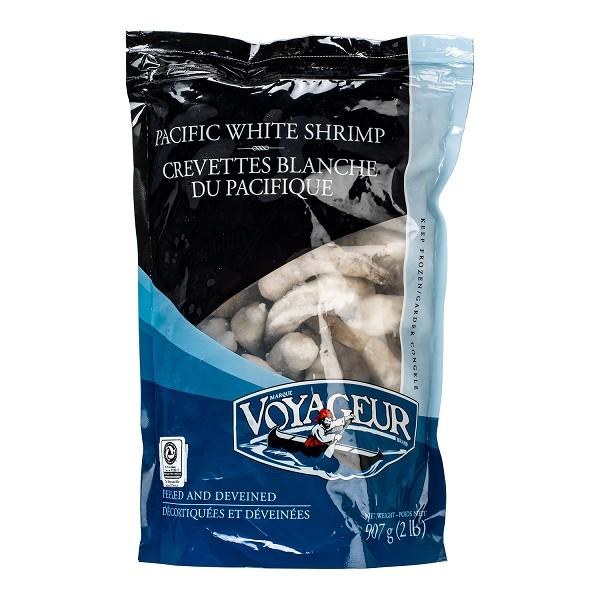 Voyageur White Shrimp Raw P&D Tail-on 26/30  10lb - cs