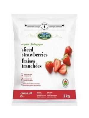 Snowcrest Strawberries Sliced   2 x 4 KG - cs