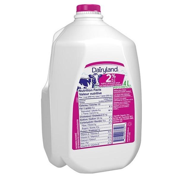 Dairyland 2% Milk Jug 4L - ea