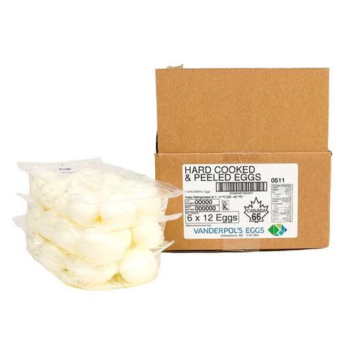 Vanderpol Eggs Cooked/Peeled Pillow - 6 x 12 - cs