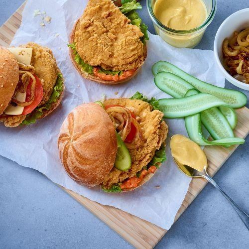 Thundercrunch Chicken Burger Olymel- 4oz x 35 - 4KG - cs