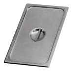 575538- Half Size - Pan Cover - Stainless Steel - No Slot - ea