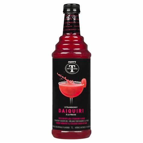 Motts Mr & Mrs T Strawberry Daiquiri Mix 6 x 1L -  cs