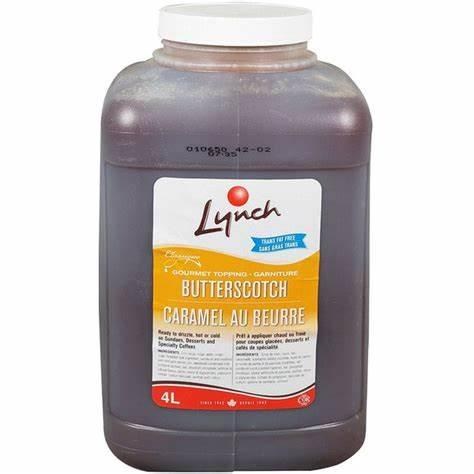 Lynch Butterscotch Sundae Topping 2 x 4 L - cscF
