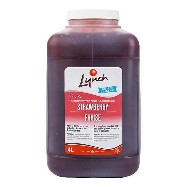 Lynch Strawberry Sundae Topping 2 x 4 L - cs
