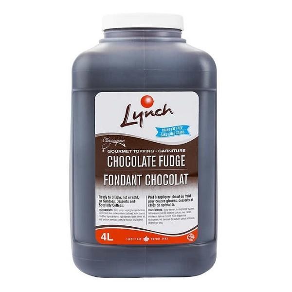 Lynch Chocolate Fudge  Sundae Topping 2 x 4 L - cs (CLEARANCE)