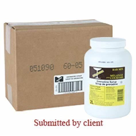 Bar Choice Grenadine Syrup 2 x 2L - cs