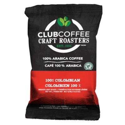 93433- Club Coffee - Craft Roasters 100% Colombian WB 8 x 2lbs - cs