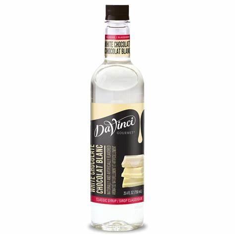 DaVinci White Chocolate Syrup 750ml - ea