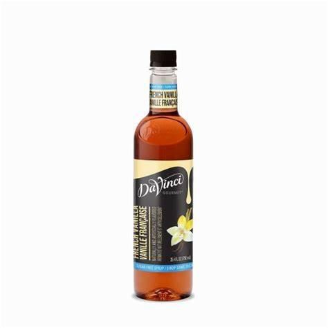 DaVinci S-F French Vanilla Syrup 750ml - ea