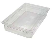 CAM-14CW135 4" x - Full Size Insert - Plastic - Clear - ea (clearance)