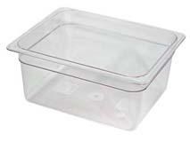 CAM-26CW135 -1/2 Size Poly Carbon Pan 6" Deep- ea