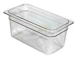CAM-36CW135 x - 1/3 Size Pan - Polycarb -6"  Deep- ea