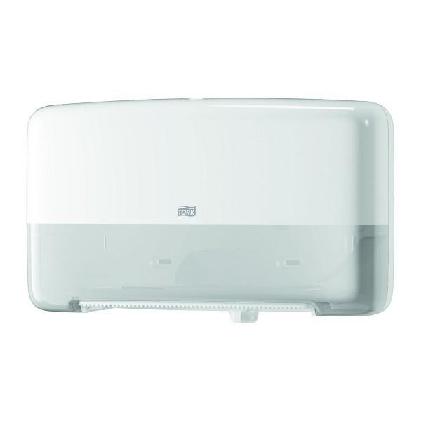 (T2) 5555200 - Tork Elevation Mini Twin Bath Tissue Dispenser WHITE - ea