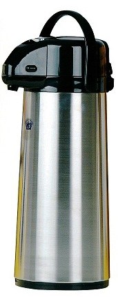 31022- 2.2 Litre - Air Pot With Lever Pump - Stainless Steel -ea