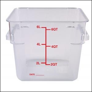 6QT Food Storage Container - ea