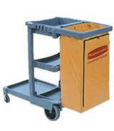 Rubbermaid - Janitor/Maid Cart With Vinyl Bag -ea