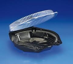 SLP119 - Inline 9 in CLEAR PIE CLAMSHELL 200 - cs