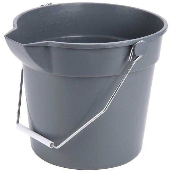 9010GY- 10 Quart - Grey Econo Pail - ea (clearance)