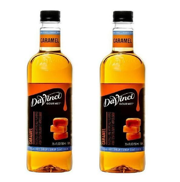 DaVinci S-F Caramel Syrup 750ml - ea