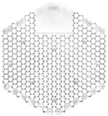 30MG Wave 3D Urinal Screen FRAGRANCE FREE pkg of 2 - pkg