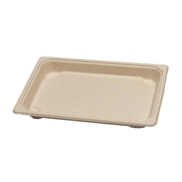 SH10- 7.75"x5x1.75" Compostable Fibre Sushi Tray 600-cs (CLEARANCE)