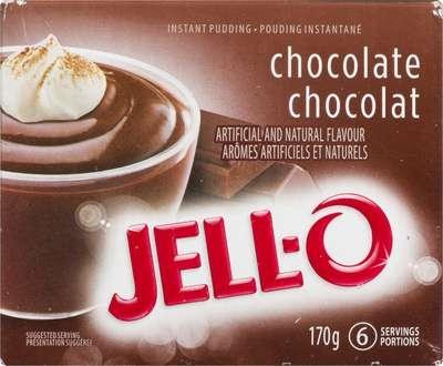Jello Chocolate Pudding Instant 24x170 gr-cs
