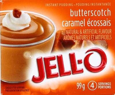 Jello Butterscotch Pudding Instant 24x99 gr -cs