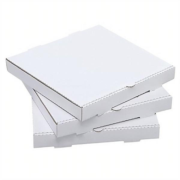 14'' Pizza Box - White/Kraft - 50 - bdl