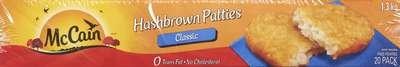 Mccain Hashbrown Patties 12 x 1.3KG - cs