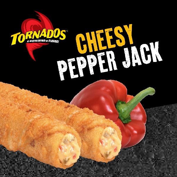Ruiz Tornado Cheesy Pepper Jack 3oz x 24 - cs