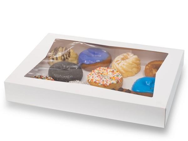 16 x 12 x 2.5 Window Donut Box (12 Pack) -100 cs