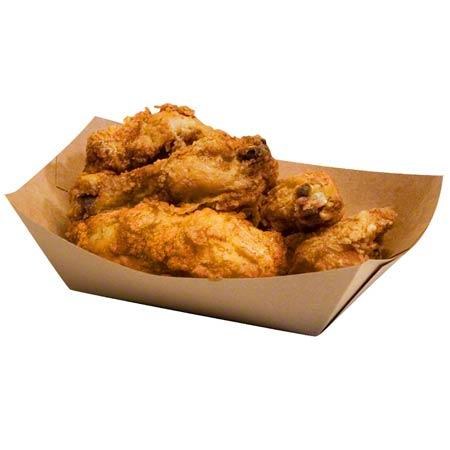 300699 - Ecocraft 3# Unbleached Paper Food Tray 500 - cs