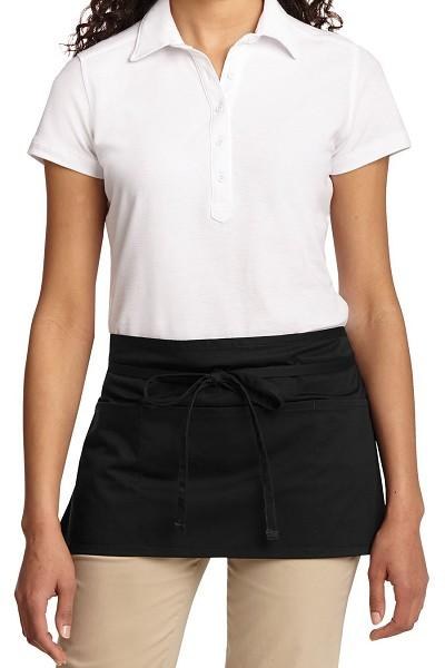 Apron - 3 Pocket Bar - BLACK - ea