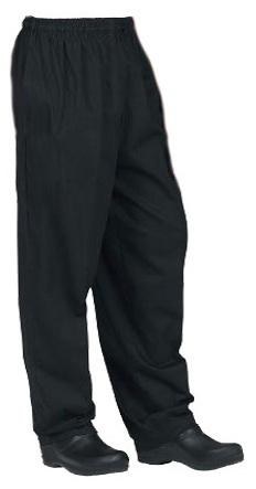 Chef Pant - Baggy - BLACK - MEDIUM - ea