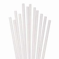 Hy Stix 8" White Milkshake Straw 250-box