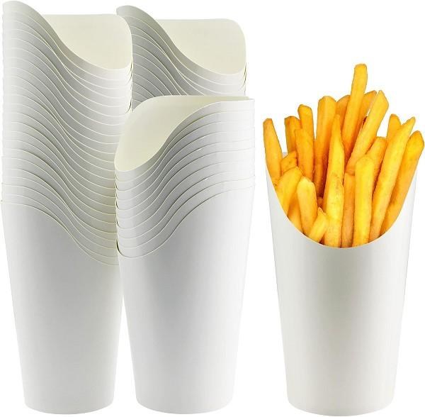 Genpak 30FF 9 oz French Fry Cup - Gourmet Design - 1000 - cs