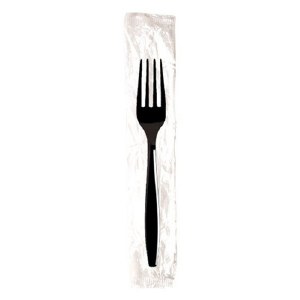 Polypropylene Wrapped Fork - HEAVY WEIGHT - WHITE 500 - cs
