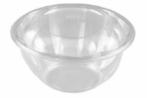 32 oz PLA Compostable Salad Bowl 300 - cs