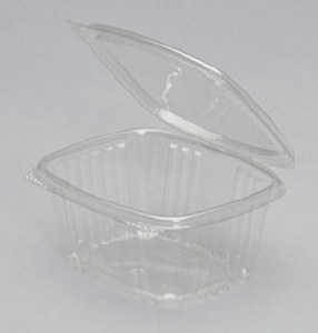 HC16 - 16 oz Clear Hinged Deli Container - 200 - cs