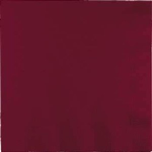 501-109 Lapaco Burgundy 2-ply Beverage Napkin 1000 - cs (clearance)