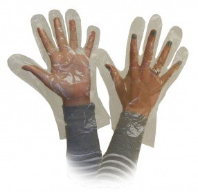 143/153 - Ronco Poly Deli Glove LARGE - 500 - bx