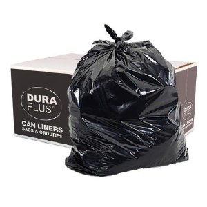 Ralston/Dura Plus 26in x 36" x - Garbage Bag - X-STRONG - BLACK 125 - cs