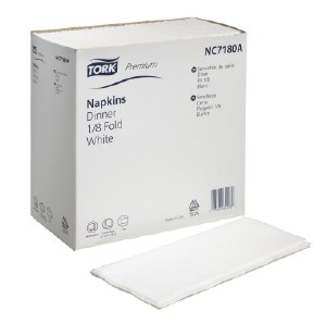 NC7180A - Tork Premium Dinner Napkin 1/8 Fold 300 - cs