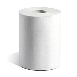 01600 - White Swan 8" x - White Roll Towel (R1) 12 x 500' - cs