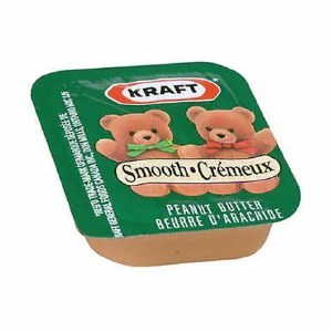 Kraft Peanut Butter - PORTIONS 200 x 18 g - cs