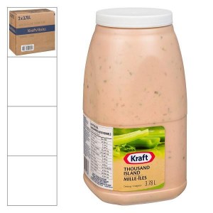 Kraft Thousand Island Dressing - BULK 2 x 3.78 L - cs