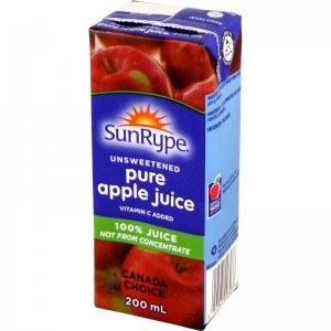 Sunrype Apple Juice - BOX 40 x 200 ml - cs